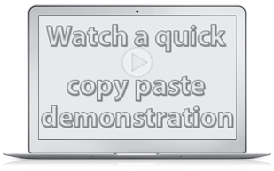 Copy Paste Software Video Demonstration